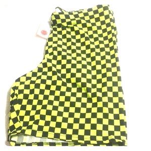 Neon Green Biker Shorts